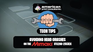 APC Tech TipsAvoiding Head Crashes on the MImkai JFX2002513EX [upl. by Marybeth336]