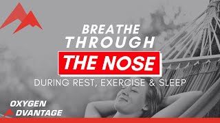 Breathe Through The Nose During Rest Exercise amp Sleep [upl. by Ebsen]