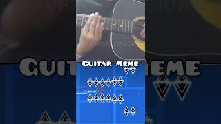 Guitar Meme In Geometry Dash 💀 shorts [upl. by Tsui]