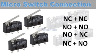 Micro Switch Connection Diagram CircuitInfo Switch [upl. by Lawler]