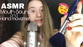 ASMR Mouth Sounds and Hand Movements❤️✨ [upl. by Bevis]