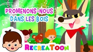 Promenonsnous dans les bois  comptines et chansons pour enfants  comptine bébé [upl. by Doria]