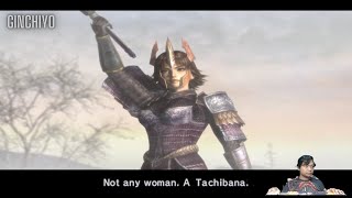 Story Ginchiyo Tachibana  Samurai Warriors 2 Part 11 [upl. by Bronnie]