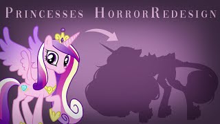 PRINCESS CADANCE HORROR REDESIGN  GORECONTENT  Mlp Speedpaint [upl. by Henryk856]