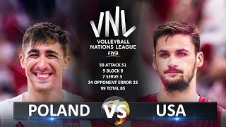 Poland vs USA  Gold Medal Match  Mens VNL 2023 [upl. by Ecinahs]