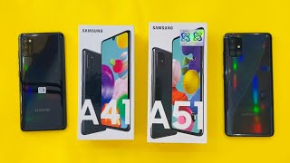 Samsung Galaxy A41 vs Samsung Galaxy A51 [upl. by Anedal]