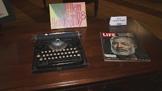 Exhibit showcases typewriters used by famous writers [upl. by Apilef]