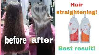 How to straight your hair at home  straightener use karne ka Sahi tarika [upl. by Clair]