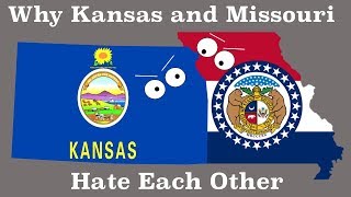 Why Kansas Hates Missouri  State Rivalries [upl. by Emmit]