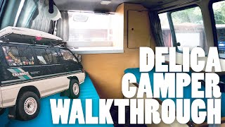 L300 Delica Starwagon Camper Buildout Walkthrough [upl. by Eirrek13]