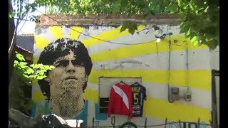 Hay Que Ver Villa Fiorito Convirtieron la casa de Maradona en un santuario [upl. by Fricke702]