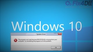 How to Fix Missing Dll Files Error For Games on Windows 10 Works Legit HD [upl. by Alfonse100]