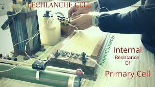 Potentiometer experiment class 12  Internal resistance of primary cell using potentiometer [upl. by Ayna]