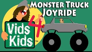 Monster Truck Joyride  Kids Count With Trucks [upl. by Downing]