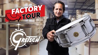 Gretsch Drums A Firsthand Look at Premium Craftsmanship 140 Years in the Making [upl. by Maidel451]