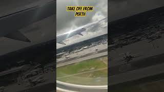 Aeroplane take off from perth international airport ✈️✈️perth takeoff aeroplanevideos viralvideo [upl. by Chemarin]