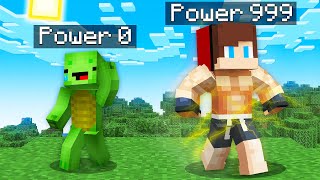 How JJ Became STORNGER than Mikey  Speedrun Challenge   in Minecraft Maizen [upl. by Valley]