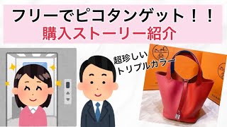 【エルメス】フリーでピコタン購入！！購入ストーリー紹介 [upl. by Enyale]