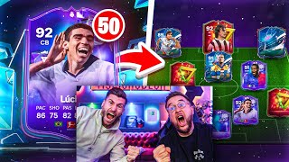 UFF 50 HERO PACKS entscheiden WL Challenge TEAM um PAINTBALL 😱😮 [upl. by Wynny]