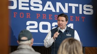 Elezioni USA Ron DeSantis si ritira dalle primarie repubblicane e appoggia Donald Trump [upl. by Liuka433]