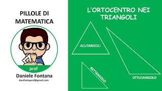 LORTOCENTRO E LE ALTEZZE DEI TRIANGOLI [upl. by Enasus]