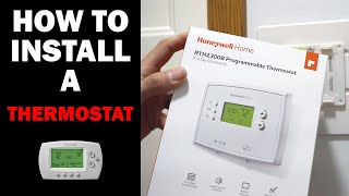 How to Install a Honeywell Thermostat [upl. by Sorci]