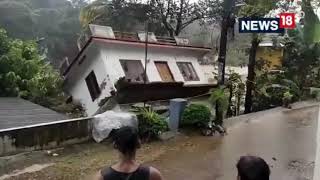 Kerala Flood 2021  House Washed Away By Strong Kerala Flood  Viral Video  Kerala Rain CNN News18 [upl. by Tnahsin875]