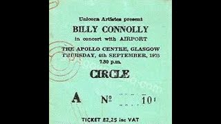 Billy Connolly Live At The Glasgow Apollo 1975 [upl. by Ainoek]