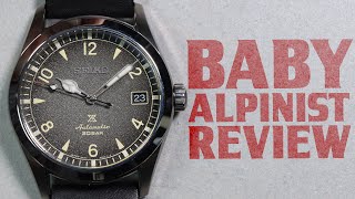 Seiko Alpinist SPB159 Prospex 38mm Review [upl. by Nirrol]