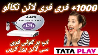 Videocon and Tataplay free cline 2024  free cccam 2023  1000 free cline and get more panel [upl. by Ellingston]