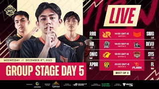 LIVE  DAY 5  M5 World Championship Group Stage  ENG [upl. by Nilorac]