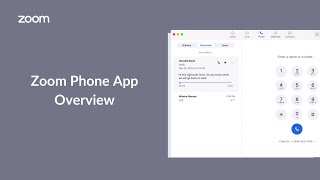 Zoom Phone App Overview [upl. by Trudy]