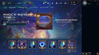 BATTLE PASS MAGIC N MAYHEM TOME 1 CLIENT  TFT SET 12 [upl. by Ingram]