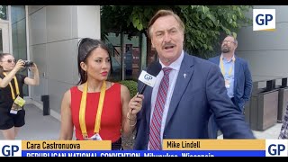 Interview with Mike Lindell at the Republican National Convention [upl. by Aara]