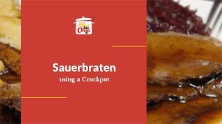 ❤️ Authentic German Sauerbraten Recipe using a Crockpot  Just like Oma [upl. by Yrkcaz]