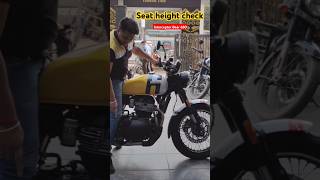 👀 Check Seat height Interceptor Bear 650 shorts youtubeshorts royalenfield [upl. by Amberly285]