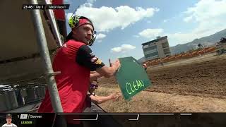 Prado vs Gajser MXGP Race 1  MXGP of Turkiye 2024 [upl. by Lindemann]