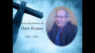 Funeral Service for David Krause [upl. by Lynad553]