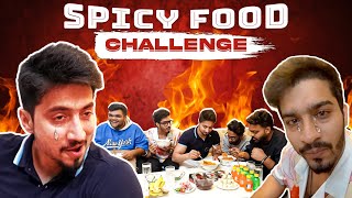 Spicy Food Challenge ft Mr Faisu amp Team l Sabki Halat Kharab  MrFaisu [upl. by Tandy]