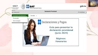 Tutorial Pago provisional junio 2024 Act empresarial y profesionalhonorarios [upl. by Bazluke848]