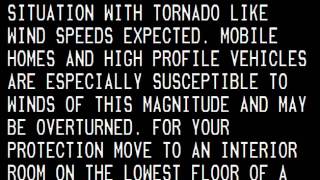 Severe Weather Statement 100 MPH Winds 6314 [upl. by Arondel]