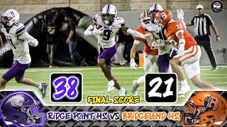 Texas High School Football  Ridge Point HS vs Bridgeland HS Game Recap [upl. by Ytissahc]