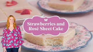 How to Make Strawberries and Rosé Sheet Cake  The Pioneer Woman  Ree Drummond Recipes [upl. by Sucramal144]