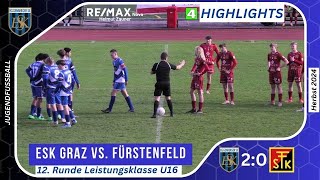 🟣 U16L ⚽️ ESK Graz 🆚 Fürstenfeld vom 3112024 [upl. by Finbur]