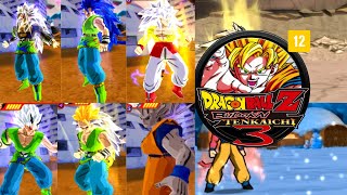 Dragon Ball Z BT3 AF V5 Remake PIPE GAME All Transformations  Zohan Gaming [upl. by Englebert]