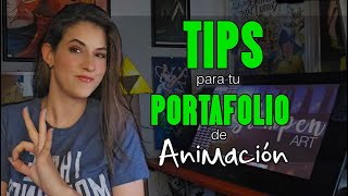 TIPS para TU PORTAFOLIO de ANIMACIÓN ✅ [upl. by Virgin]