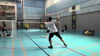 18 Oct 2024  AJEdbert vs DeltaMark  D’EaglesTournament Game3 Badminton DohaQatar 2024 [upl. by Jacobo287]