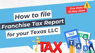 How To File Franchise Tax Report For Your Texas LLC  File Public Information Report OR No Tax Due [upl. by Ras]