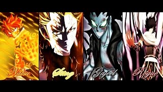 Fairy Tail Natsu Gajeel vs StingRogue Opening 14 full [upl. by Anelegna]