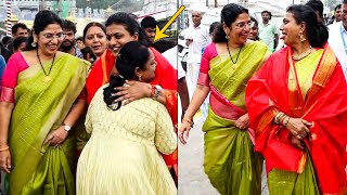 RK Roja And MLC Varudu Kalyani UNEXPECTED Behaviour In Tirumala Temple  YS Jagan  BTV Daily [upl. by Pagas382]